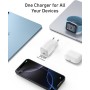 Anker Zolo Cargador iphone 30W, Cargador USB C Carga Rapida y Compacto-Control de Temperatura Mejorado,Diseño Pequeño,GaN, Carga