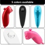 OSTENT Mando Nunchuck con Cable Basado en el Movimiento para Nintendo Wii Console Videojuegos Color Rosa