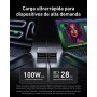 Anker Prime GAN Cargador USB C Carga Rapida 200W,Estación de Carga GAN con 6 Puertos, Cargador de Sobremesa, Compatible con
