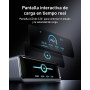 Anker Prime GAN Cargador USB C Carga Rapida 250 W, Estación de 6 Puertos, Pantalla LCD de 2,26" y Dial de Control Inteligente