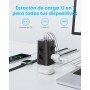 Anker Regleta de enchufes con protector contra subidas de tensión 12 en 1 con interruptor (13 A, 2990 W),carga rápida USB-C de