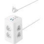 Anker Regleta de enchufes con protector contra subidas de tensión 12 en 1 con interruptor (13 A, 2990 W),carga rápida USB-C de