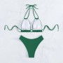 uxxnjfg Bikini Sexy Mujer Tanga Traje de Baño Mujer Dos Piezas 2024 Reductor Micro Mini Bikinis con Parte Inferior Descarada