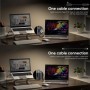 Monitor de Lapdock portátil Dopesplay de 14,1 pulgadas con teclado 120