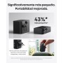 Anker Nano Adaptador Enchufe Universal de Viaje, con Conector USB de 5 Puertos con 1 Puerto de CA, 2 Puertos USBA y 2 Puertos