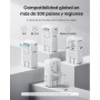 Anker Nano Adaptador Enchufe Universal de Viaje, con Conector USB de 5 Puertos con 1 Puerto de CA, 2 Puertos USBA y 2 Puertos