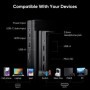 Monitor de Lapdock portátil Dopesplay de 14,1 pulgadas con teclado 120