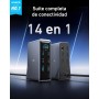 Anker Prime Docking Station 160W, 3 puertos USB-C, 100 W máx. cada uno, 1 puerto USB-A a 12 W máx. , transferencia de datos