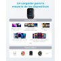 Anker Cargador USB C Carga Rapida 67 W, Cargador iPhone Carga rápida con PIQ 3.0, Compacto y con 3 Puertos para iPhone16/15,