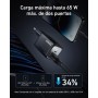 Anker Prime Cargador USB C Carga Rapida 67W, Cargador Plegable y Compacto con 3 Puertos, para MacBook Pro/Air, iPad Pro, iPhone