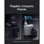 Anker Prime Cargador USB C Carga Rapida 67W, Cargador Plegable y Compacto con 3 Puertos, para MacBook Pro/Air, iPad Pro, iPhone