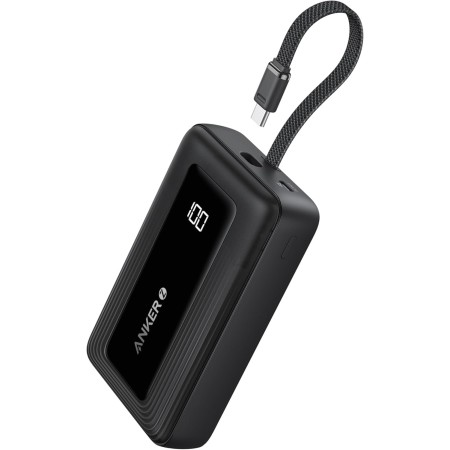 Anker Zolo Power Bank Cargador portátil inalámbrico y Compacto de 20000 mAh con Carga rápida máxima de 30 W, batería Resistente