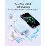 Anker Zolo Power Bank Cargador portátil inalámbrico y Compacto de 20000 mAh con Carga rápida máxima de 30 W, batería Resistente