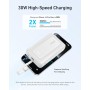Anker Zolo Power Bank Cargador portátil inalámbrico y Compacto de 20000 mAh con Carga rápida máxima de 30 W, batería Resistente