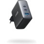 Anker Cargador USB C Carga Rapida 100W 736 (Nano II), Cargador Compacto con 3 Puertos, Ideal para MacBook Pro/Air, Google