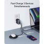Anker Cargador USB C Carga Rapida 100W 736 (Nano II), Cargador Compacto con 3 Puertos, Ideal para MacBook Pro/Air, Google