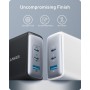 Anker Cargador USB C Carga Rapida 100W 736 (Nano II), Cargador Compacto con 3 Puertos, Ideal para MacBook Pro/Air, Google
