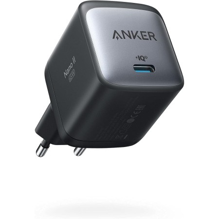 Anker Nano II - Cargador USB C de 65 W con Potencia de Carga rápida, tecnología GAN II, Compatible con MacBook Pro/Air, Galaxy