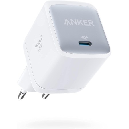 Anker Nano II - Cargador USB C de 65 W con Potencia de Carga rápida, tecnología GAN II, Compatible con MacBook Pro/Air, Galaxy