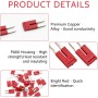 25 Piezas de Puentes Enchufables FBS 2-5 3030161, Conectores de Terminales de Carril DIN PT2.5, Conector de Bloque FBS, FBS 2-5