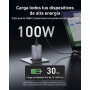 Anker Prime Cargador USB C 100W, Cargador USB C de 100 W, Cargador de Pared Anker de 3 Puertos GAN Plegable y Compacto, para