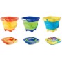 WINBST Cubo de Playa Plegable, Cubo de Cubo Cubos de Arena Cubo Plegable de Silicona, para niños Juego de Playa Equipo de