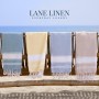 LANE LINEN Toalla de playa 100% algodón con bolsa, 6 toallas de gran tamaño de 39 x 71 pulgadas, absorbente de piscina, extra
