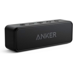 Soundcore Anker 2 Altavoz Bluetooth Portátil con Sonido Estéreo de 12 W, BassUp, IPX7 Resistente al Agua, 24 Horas Reproducción,