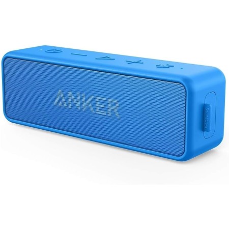 Soundcore Anker 2 Altavoz Bluetooth Portátil con Sonido Estéreo de 12 W, BassUp, IPX7 Resistente al Agua, 24 Horas Reproducción,