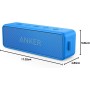 Soundcore Anker 2 Altavoz Bluetooth Portátil con Sonido Estéreo de 12 W, BassUp, IPX7 Resistente al Agua, 24 Horas Reproducción,
