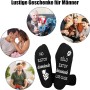 Rebundex Calcetines Regalos Originales para Hombre Divertidos Regalo Hombre Original Navidad Cumpleaños Dia del Padre Día de San