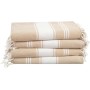 LANE LINEN Toalla de playa 100% algodón con bolsa, 6 toallas de gran tamaño de 39 x 71 pulgadas, absorbente de piscina, extra