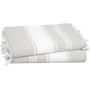 LANE LINEN Toalla de playa 100% algodón con bolsa, 6 toallas de gran tamaño de 39 x 71 pulgadas, absorbente de piscina, extra