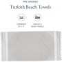LANE LINEN Toalla de playa 100% algodón con bolsa, 6 toallas de gran tamaño de 39 x 71 pulgadas, absorbente de piscina, extra