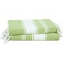 LANE LINEN Toalla de playa 100% algodón con bolsa, 6 toallas de gran tamaño de 39 x 71 pulgadas, absorbente de piscina, extra