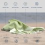 LANE LINEN Toalla de playa 100% algodón con bolsa, 6 toallas de gran tamaño de 39 x 71 pulgadas, absorbente de piscina, extra