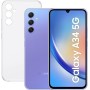 SAMSUNG Galaxy A34 5G (256GB, 8 GB de RAM) + Funda - Smartphone Android Color Violeta, Pantalla Super AMOLED de 6,6 Pulgadas,