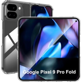 Effcotuo Funda para Google Pixel 9 Pro Fold Cover, Ultra Thin Cover Resistente a los Golpes Carcasa Carcasa Protectora Absorción
