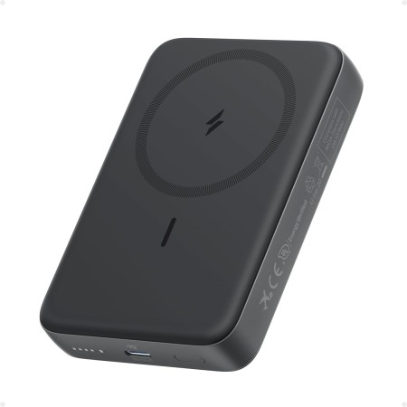 Anker Zolo Power Bank magnético, batería externa inalámbrico compacto de 10 000 mAh con carga rápida de 30 W, cargador duradero