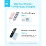 Anker Zolo Power Bank magnético, batería externa inalámbrico compacto de 10 000 mAh con carga rápida de 30 W, cargador duradero