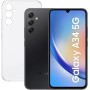 SAMSUNG Galaxy A34 5G (256GB, 8 GB de RAM) + Funda - Smartphone Android Color Violeta, Pantalla Super AMOLED de 6,6 Pulgadas,