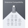 Anker Adaptador USB C (paquete de 2), adaptador USB C a USB de alta velocidad de transferencia de datos, adaptador USB-C a USB