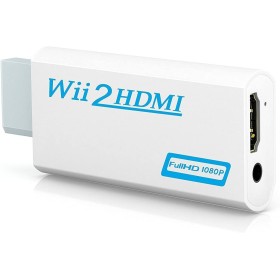 norrberg Full HD 1080P Wii a HDMI compatible con Wii2HDMI, convertidor de audio de 3,5 mm para pantalla de monitor de PC HDTV