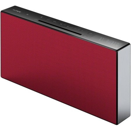 Sony CMT-X3CD - Sistema HiFi compacto de 20W con Bluetooth y NFC, color rojo