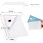 30 Tarjeta RFID Mifare Classic 1K Tarjeta FM1108 Blanco Inteligente M1 1K Tarjeta S50 RFID Chip ISO14443A 13,56MHz, Compatible