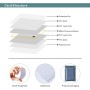 30 Tarjeta RFID Mifare Classic 1K Tarjeta FM1108 Blanco Inteligente M1 1K Tarjeta S50 RFID Chip ISO14443A 13,56MHz, Compatible