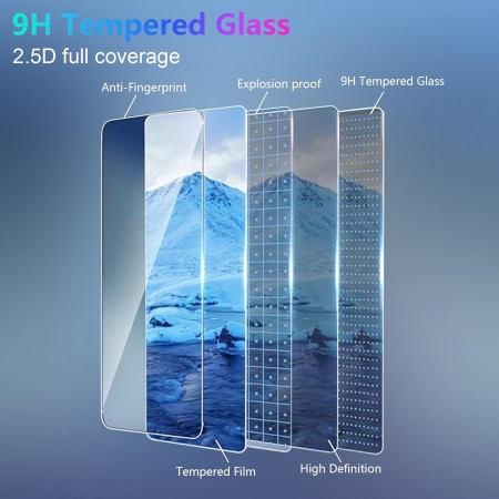 Effcotuo Funda para Google Pixel 9A Cover con 2 Protector de Pantalla Cristal Templado Case Transparente Protectora de Silicona