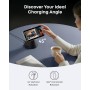 Anker MagGo Cargador Inalámbrico iPhone 3 en 1 con MagSafe 15W(Soporte de Carga), Cargador Magnético con Certificación Qi2, para