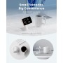 Anker MagGo Cargador Inalámbrico iPhone 3 en 1 con MagSafe 15W(Soporte de Carga), Cargador Magnético con Certificación Qi2, para