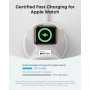 Anker MagGo Cargador Inalámbrico iPhone 3 en 1 con MagSafe 15W(Soporte de Carga), Cargador Magnético con Certificación Qi2, para